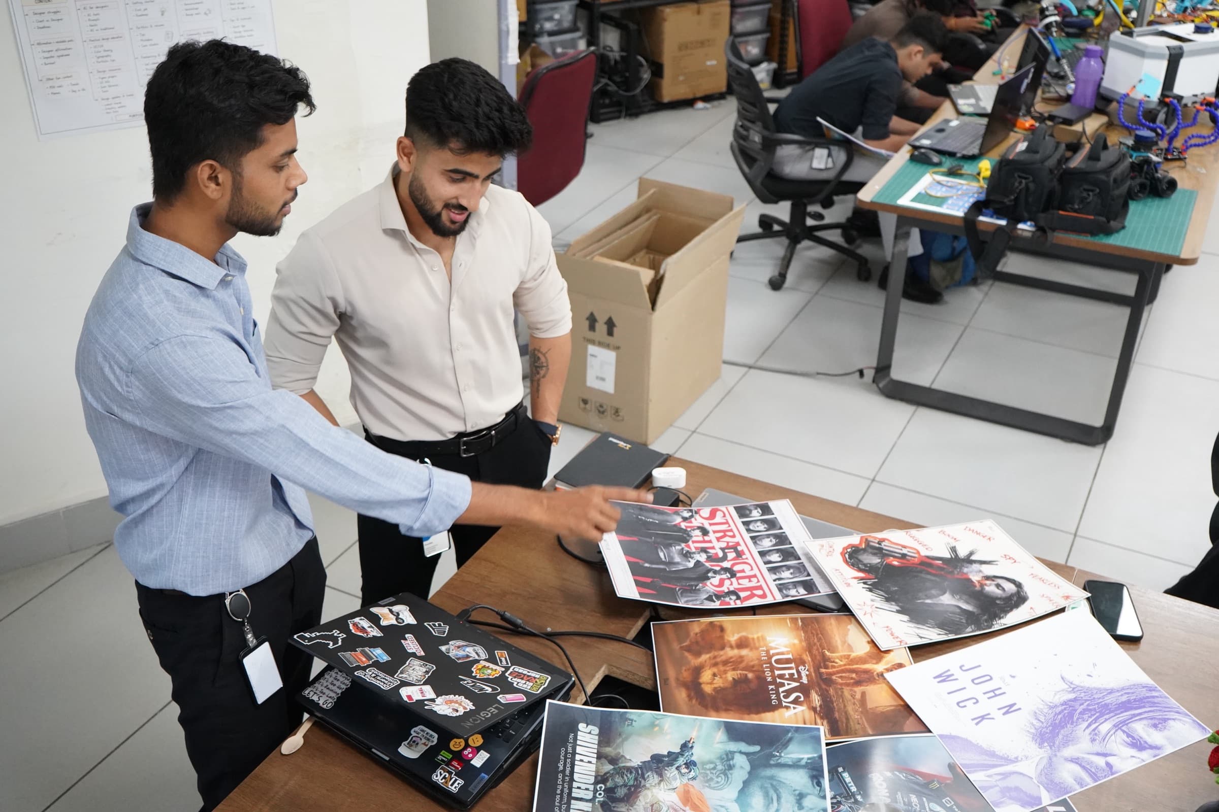 Resident Robotics — students at work